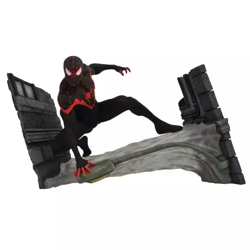 Diamond Select Toys APR202660 Miles Morales Statue, Schwarz, One size