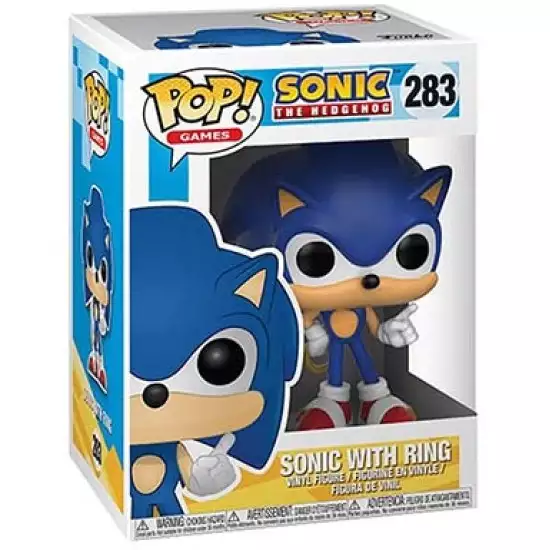 POP! : Games: SONIC WITH RING BY FUNKO (283) POP! : Games: SONIC WITH RING BY FUNKO (283)