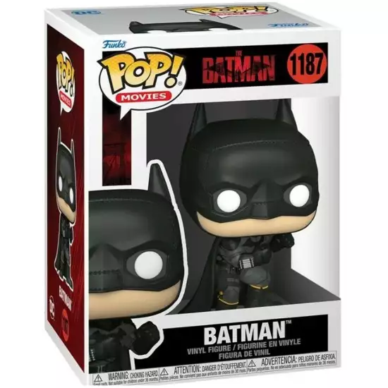 POP! Movies: The Batman Batman, Multicolor BY FUNKO (1187) POP! Movies: The Batman Batman, Multicolor BY FUNKO (1187)