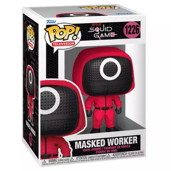 POP! TELEVISION: SQUID GAME - MASKED WORKER BY FUNKO (1226) POP! TELEVISION: SQUID GAME - MASKED WORKER BY FUNKO (1226)