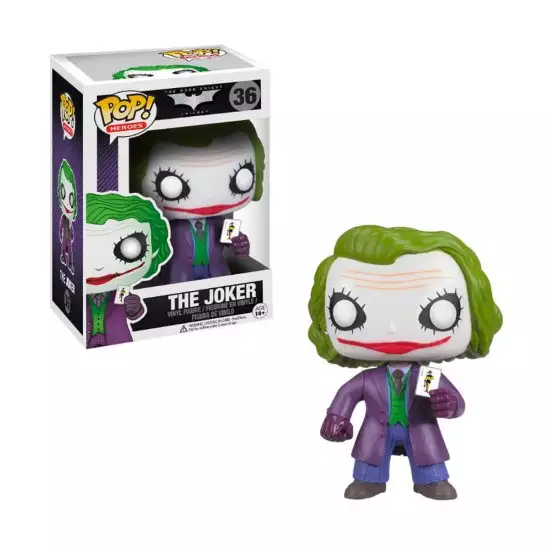 POP! HEORES: THE DARK KNIGHT - THE JOKER BY FUNKO (36) POP! HEORES: THE DARK KNIGHT - THE JOKER BY FUNKO (36)