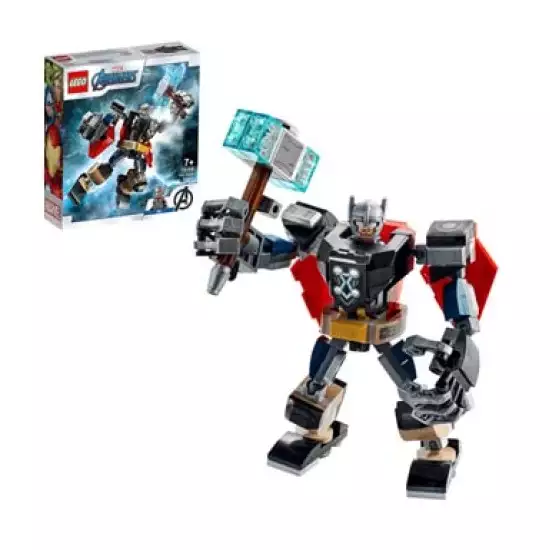 LEGO 76169 Super Heroes Marvel Avengers Thor Mech Armour Set, Action Figure Toy with Thor Minifigure LEGO 76169 Super Heroes Marvel Avengers Thor Mech Armour Set, Action Figure Toy with Thor Minifigure