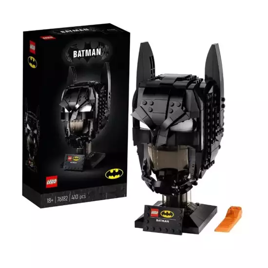 LEGO 76182 DC Batman: Cowl Mask Building Set for Adults, Collectible Superhero Helmet Gift Model LEGO 76182 DC Batman: Cowl Mask Building Set for Adults, Collectible Superhero Helmet Gift Model