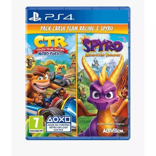 CTR (Crash Team Racing) & Spyro Reignited Trilogy -PS4