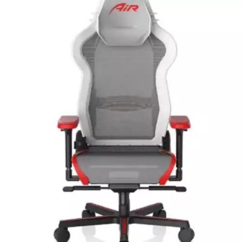DXRacer Air Pro Mesh D7200 Gaming Chair, Modular Design, Ultra-Breathable, 4D Armrests, 4 Gas Lift Class, Up to 200lbs Weight Capacity, White & Red | AIR/D7200/WRN.G