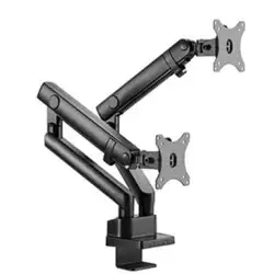Twisted Minds Dual Monitor Stand- Ergonomic Monitor Stands For 2 Monitors, Dual Monitor Mount Desk For 17-32",17.6 Lbs/Arm, Swivel Vesa Mount