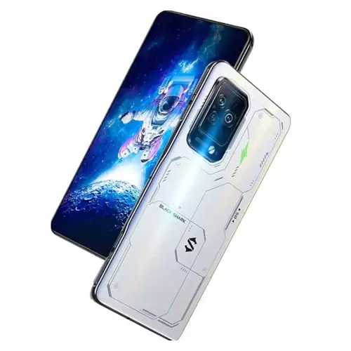 Black Shark 5 Pro Dual Sim Phone (12GB + 256GB, BS 5Pro, Nebula White)