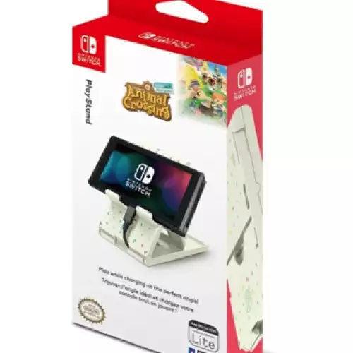 HORI Nintendo Play Stand (Animal Crossing) Compact Adjustable Gaming Stand- Officially Licensed - Nintendo Switch