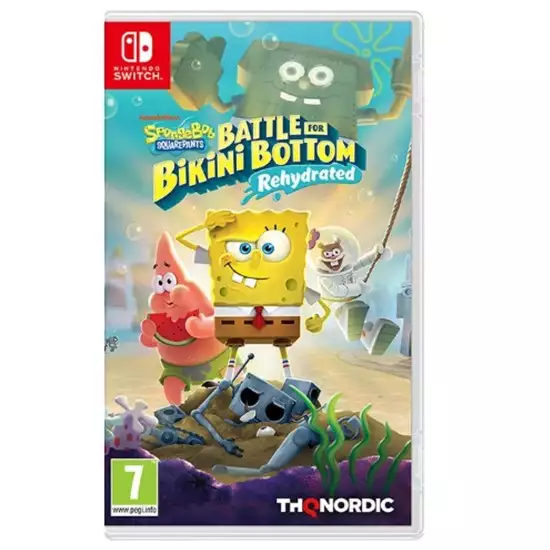 SpongeBob Battle for Bikini Bottom - Rehydrated - Nintendo Switch SpongeBob Battle for Bikini Bottom - Rehydrated - Nintendo Switch