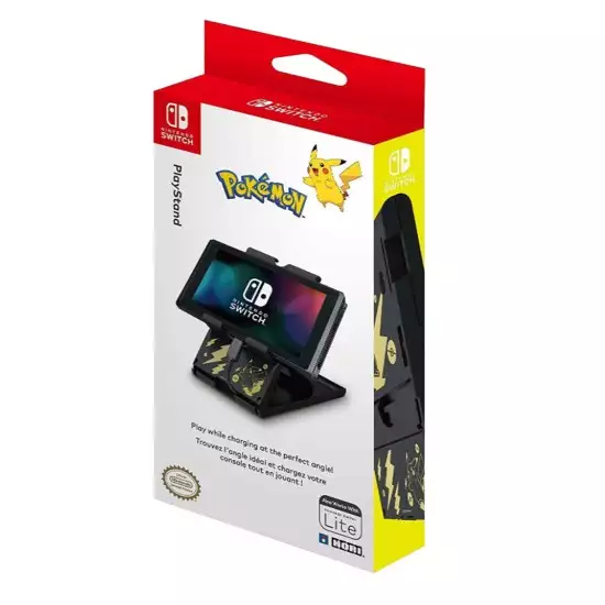 HORI PlayStand (Pikachu Black & Gold) for Nintendo Switch HORI PlayStand (Pikachu Black & Gold) for Nintendo Switch