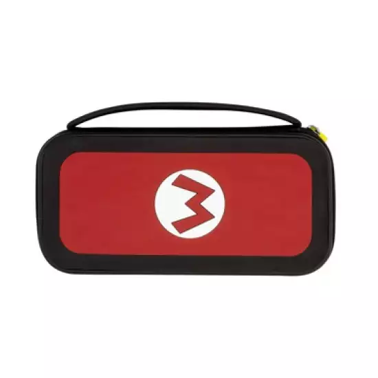 PDP MARIO KANA DELUXE SLIM TRAVEL CASE FOR CONSOLE AND GAMES - NINTENDO SWITCH