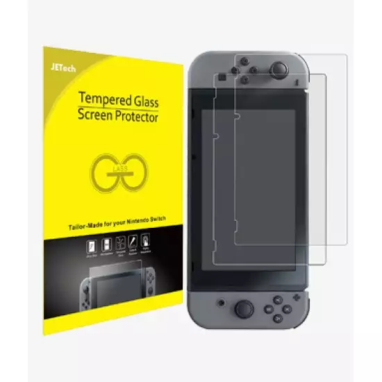 JETech Screen Protector for Nintendo Switch 2017, Tempered Glass Film, 2-Pack JETech Screen Protector for Nintendo Switch 2017, Tempered Glass Film, 2-Pack