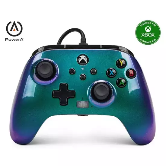 PowerA Enhanced Wired Controller for Xbox Series X|S - Aurora Borealis PowerA Enhanced Wired Controller for Xbox Series X|S - Aurora Borealis
