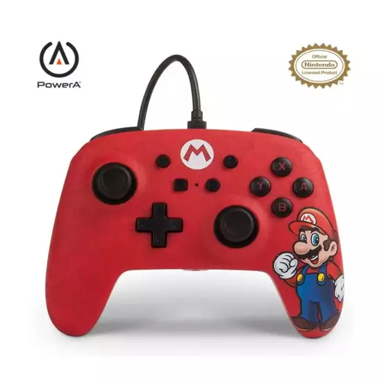 PowerA Mario Enhanced Wired Controller (Nintendo Switch) PowerA Mario Enhanced Wired Controller (Nintendo Switch)