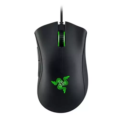 Razer DeathAdder Essential Gaming Mouse: 6400 DPI Optical Sensor - 5 Programmable Buttons - Mechanical Switches - Rubber Side Grips - Classic Black