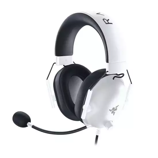 Razer BlackShark V2 X Gaming Headset: 7.1 Surround Sound - 50mm Drivers - Memory Foam Cushion - for PC, Mac, PS4, PS5, Switch, Xbox One, Xbox Series X|S, Mobile - 3.5mm Audio Jack - White Razer BlackShark V2 X Gaming Headset: 7.1 Surround Sound - 50mm Drivers - Memory Foam Cushion - for PC, Mac, PS4, PS5, Switch, Xbox One, Xbox Series X|S, Mobile - 3.5mm Audio Jack - White