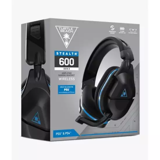 Turtle Beach Stealth 600 Gen 2 Wireless Gaming Headset for PlayStation 5 and PlayStation 4, Black (Used)
