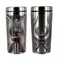 Assassin's Creed Travel Mug Stainless Steel | Reuseable Commuter Cup | Insulated Coffee & Tea Flask | Easy Clean | Double Walled Insulation | 450ML Capacity | Spill Proof Assassin's Creed Travel Mug Stainless Steel | Reuseable Commuter Cup | Insulated Coffee & Tea Flask | Easy Clean | Double Walled Insulation | 450ML Capacity | Spill Proof