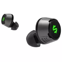 Black Shark Wireless Earbuds with 35ms Ultra-Low Latency, Gaming Bluetooth Earbuds with Studio-Quality Sound, Bluetooth 5.2, IPX5 Waterproof, 24h Listening Time, Clear Mics, Comfort Fit - Lucifer T4