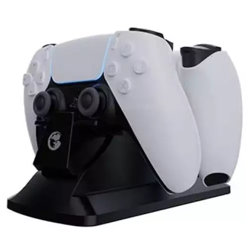 Gamesir Dual Controller Charging Station With Led Indicator, Quick Charging Cable Power Dock For Ps5 Game Controller