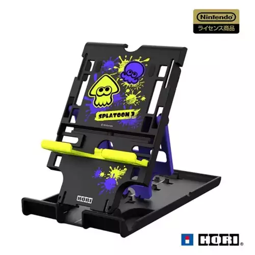 HORI Nintendo Licensed Product Splatoon 3 Multifunctional Play Stand for Nintendo Switch Compatible with Lite and Organic EL