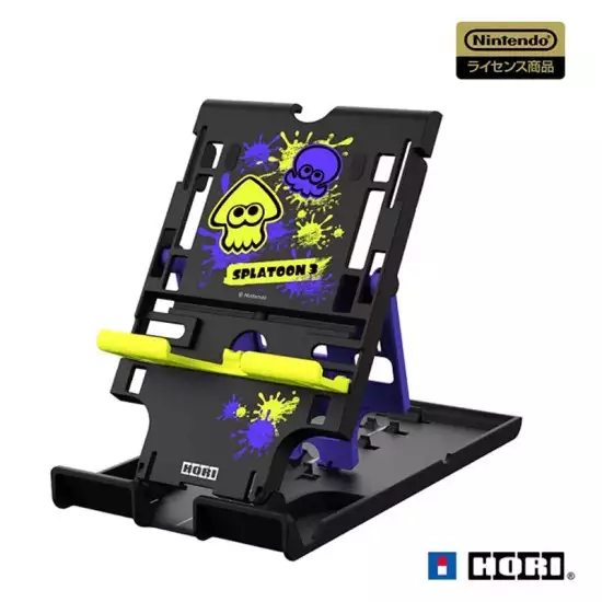 HORI Nintendo Licensed Product Splatoon 3 Multifunctional Play Stand for Nintendo Switch Compatible with Lite and Organic EL HORI Nintendo Licensed Product Splatoon 3 Multifunctional Play Stand for Nintendo Switch Compatible with Lite and Organic EL