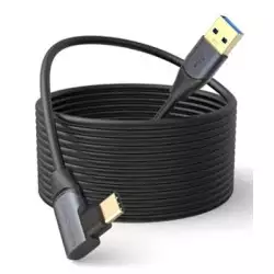 Oculus Quest Link 2 Cable 16 FT, CableCreation USB 3.1 USB C Cable 5 Gbps, Quest Link Cable VR, Compatible with Quest 2 Virtual Reality Headsets, Gaming PC, 5 Meters