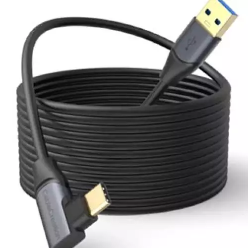 Oculus Quest Link 2 Cable 16 FT, CableCreation USB 3.1 USB C Cable 5 Gbps, Quest Link Cable VR, Compatible with Quest 2 Virtual Reality Headsets, Gaming PC, 5 Meters
