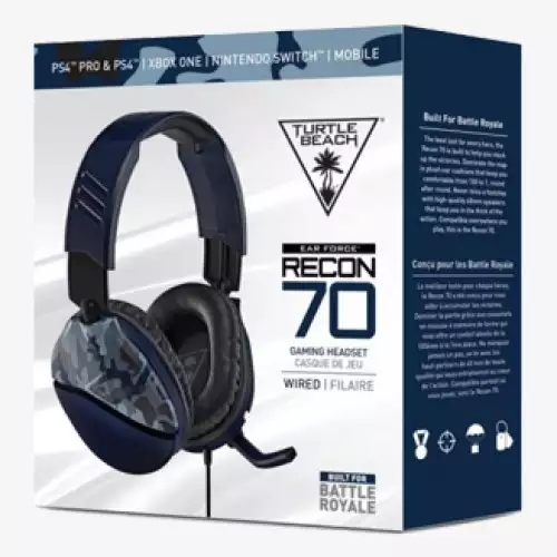 Turtle Beach Recon 70 Blue Camo Headset