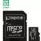 Kingston 128Gb Micsdxc Canvas Select Plus 100R A1 C10 Card + Adp, Sdcs2/128Gb, Black Kingston 128Gb Micsdxc Canvas Select Plus 100R A1 C10 Card + Adp, Sdcs2/128Gb, Black