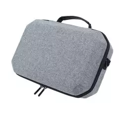 Hard Travel Case for Oculus Quest 2, All-in-one VR Gaming Headset and Controllers Accessories Shockproof EVA Hard Shell Carrying Case Storage Bag with Shoulder Strap, Also Fits Elite Strap