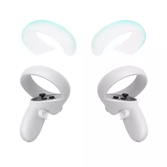 KIWI design Controllers Silicone Protective Ring Covers Compatible with Quest 2 (1 Pair)