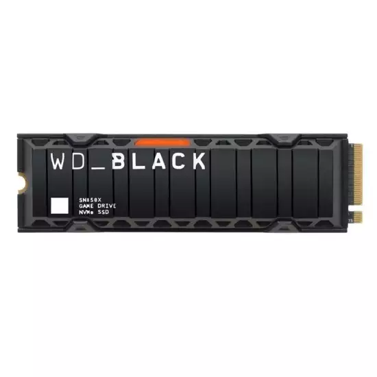 Western Digital WD_BLACK 2TB SN850X NVMe Internal Gaming SSD Solid State Drive with Heatsink - Works with Playstation 5, Gen4 PCIe, M.2 2280, Up to 7,300 MB/s - WDS200T2XHE Western Digital WD_BLACK 2TB SN850X NVMe Internal Gaming SSD Solid State Drive with Heatsink - Works with Playstation 5, Gen4 PCIe, M.2 2280, Up to 7,300 MB/s - WDS200T2XHE