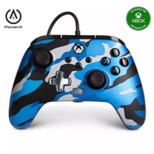 PowerA Enhanced Wired Controller Metallic Camo Blue (Xbox One)