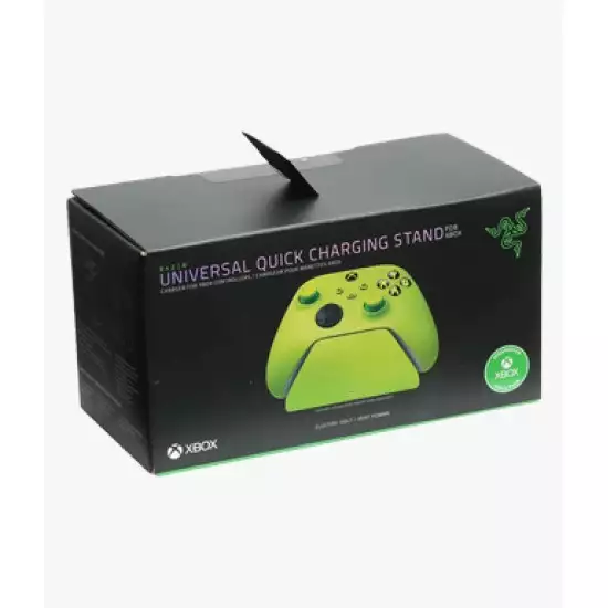 Razer Universal Quick Charging Stand for Xbox - Electric Volt Wake Razer Universal Quick Charging Stand for Xbox - Electric Volt Wake