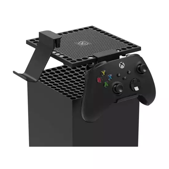 Dust Cover Controller Holder for Xbox Series X Console, Holder Stand Mount Accessories for Xbox Series X Controller and Gaming Headsets Dust Cover Controller Holder for Xbox Series X Console, Holder Stand Mount Accessories for Xbox Series X Controller and Gaming Headsets