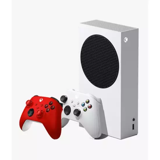 XBOX Series S - White + Controller - Pulse Red XBOX Series S - White + Controller - Pulse Red