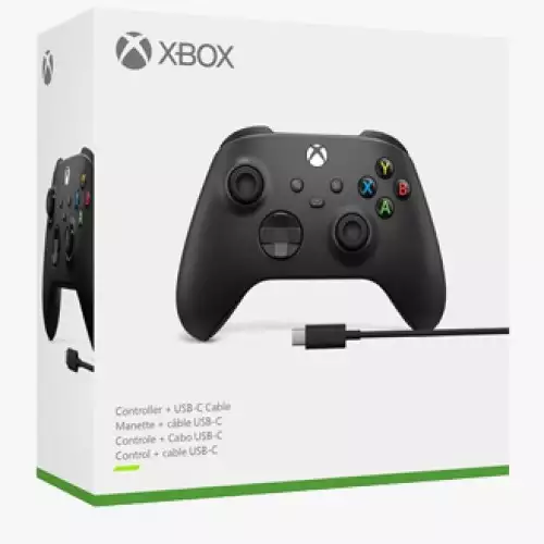 XBOX Series X Controller - Black +  USB - C Cable