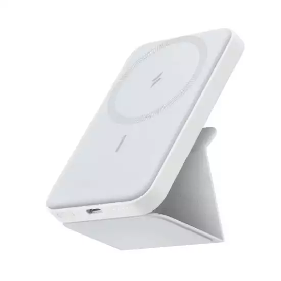 Anker 622 Magnetic Battery (MagGo), 5000mAh Foldable Magnetic Wireless Portable Charger and USB-C iPhone 14 Pro Max/14/13 Series (Dolomite White) Anker 622 Magnetic Battery (MagGo), 5000mAh Foldable Magnetic Wireless Portable Charger and USB-C iPhone 14 Pro Max/14/13 Series (Dolomite White)