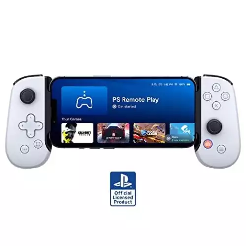 Backbone One Mobile Gaming Controller for iPhone [PlayStation Edition] - Enhance Your Gaming Experience on iPhone - Play PlayStation, Play XBOX, Steam, Fortnite, Call of Duty: Mobile & More (Used)