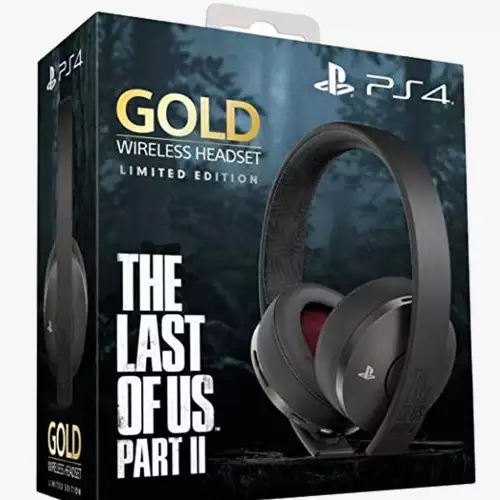 Sony PlayStation The Last Of Us Part II Gold Wireless Headset