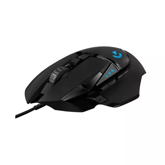 Logitech G502 HERO High Performance Wired Gaming Mouse, HERO 25K Sensor, 25,600 DPI, RGB, Adjustable Weights, 11 Programmable Buttons, On-Board Memory, PC / Mac Logitech G502 HERO High Performance Wired Gaming Mouse, HERO 25K Sensor, 25,600 DPI, RGB, Adjustable Weights, 11 Programmable Buttons, On-Board Memory, PC / Mac