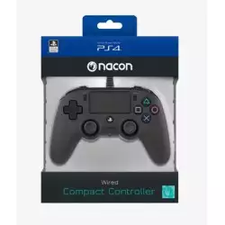 Nacon Wired Compact Controller for PlayStation 4 - Black