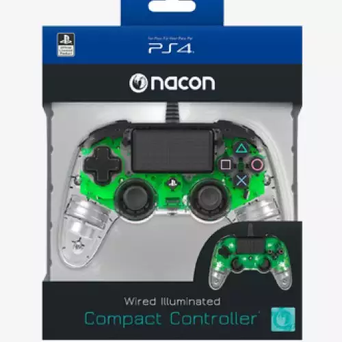 Nacon Wired Compact Controller for PlayStation 4 -Green
