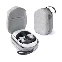 Oculus Quest 2 Case Hard Carrying Case for Oculus Quest 2/Elite Version VR Gaming Headset and Touch Controllers Accessories, Suitable for Travel and Home Storage.