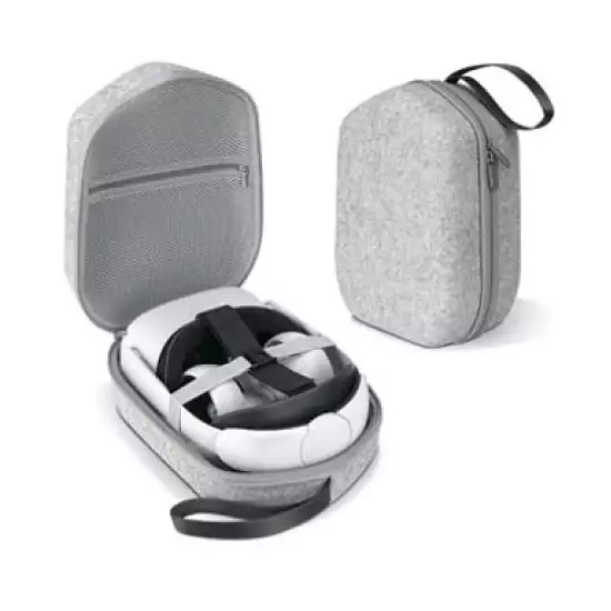 Oculus Quest 2 Case Hard Carrying Case for Oculus Quest 2/Elite Version VR Gaming Headset and Touch Controllers Accessories, Suitable for Travel and Home Storage. Oculus Quest 2 Case Hard Carrying Case for Oculus Quest 2/Elite Version VR Gaming Headset and Touch Controllers Accessories, Suitable for Travel and Home Storage.