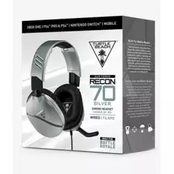 Turtle Beach Recon 70 Silver Headset