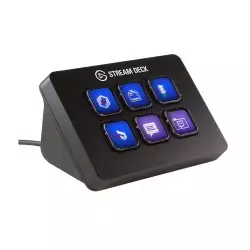 Elgato Stream Deck Mini – Compact Studio Controller, 6 macro keys, trigger actions in apps and software like OBS, Twitch, YouTube and more, works with Mac and PC Elgato Stream Deck Mini – Compact Studio Controller, 6 macro keys, trigger actions in apps and software like OBS, Twitch, YouTube and more, works with Mac and PC