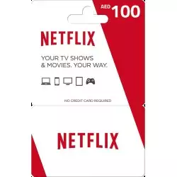 NetFlix UAE 100 AED