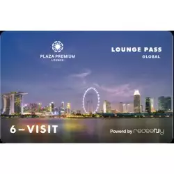 Plaza Premium Group - 6 Lounge Access  (Activated within 24 hours ) 